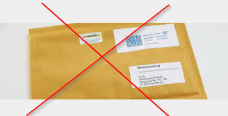 kein Teileversand im Brief