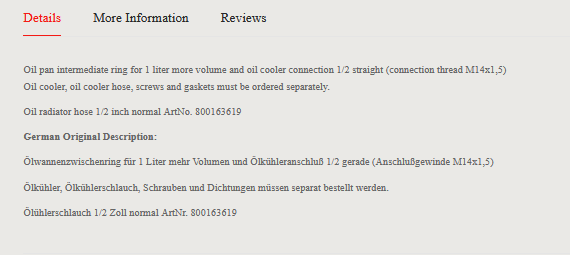 English Descriptions are now Avaiable