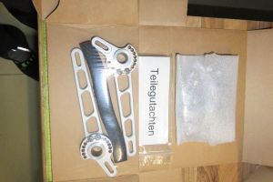 Fußrastenanlage ABM classico universal mattsilber