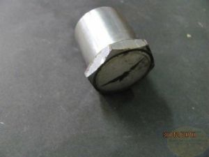 Lenkkopfmutter V65/T3 verchromt gebraucht