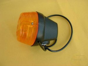 Blinker LM 1 rund schwarz