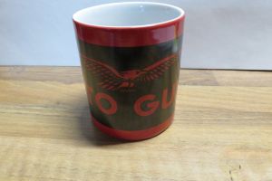 Tasse Moto Guzzi rot mit schwarz