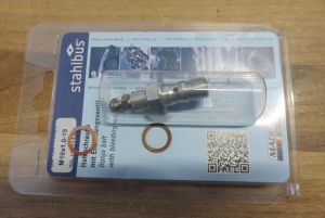 Hohlschraube mit Entlüftungsventil M10x1.0x19mm