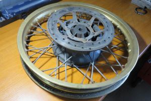 Hinterrad V65 TT gold 650 NTX gebraucht