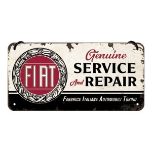 28045' , 'Blechschild Fiat - Service & Repair