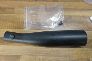 Auspuffblende /Hitzeschild V9 Bobber links neuwertig