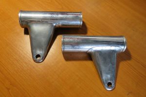 Lampenhalter Satz V65 rechts + links gebraucht 16 cm