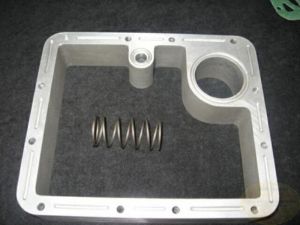 Ölwannenzwischenring kl.Mod alufarben