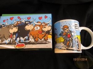 Motomania Tasse Immer Ärger mit den Bullen