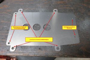Batteriekasten unter der Sitzbank V35 - V75 (Alu)