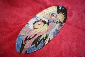 Schale mit Katzengesicht