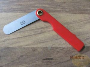 07200221' , 'Fühlerlehre m. Griff 0.22 x 65 mm