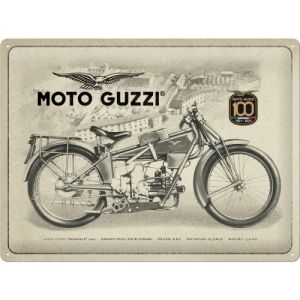 63401' , 'Blechschild Moto Guzzi - 100 Years Anniversary -