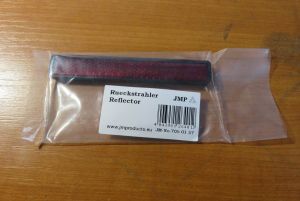 7050157' , 'Rückstrahler JMP, eckig mit selbstklebender Folie E-gepr. 102x15
