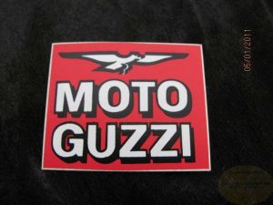 800163061' , 'Aufkleber Moto Guzzi rot m. Adler, 4x5 cm