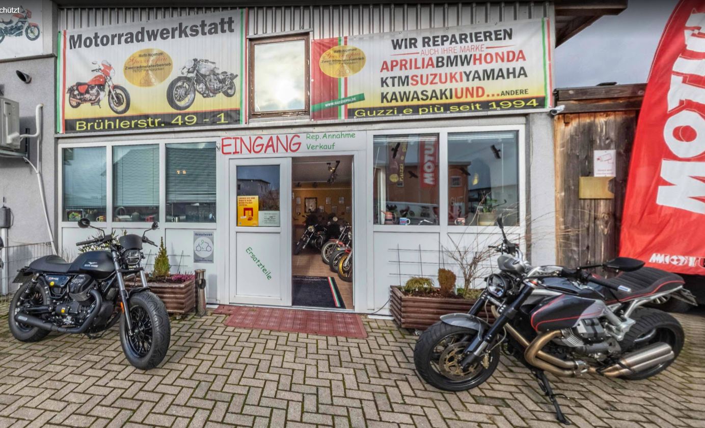 Streetview Rundgang durch die Räumlichkeiten von Martin Hagemann -Guzzi e piu-